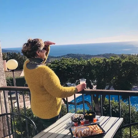 Apartment Pool House Mdt 2 Etoiles Vue Panoramique Amazing Sea View Wifi Linge Linen Inclut Aircondition La Croix-Valmer