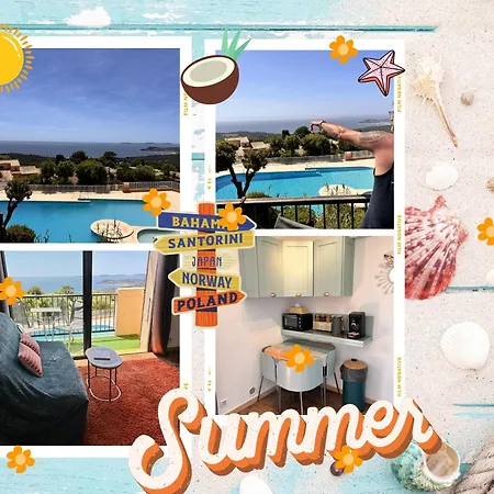 Apartmán Pool House 2 Etoiles Vue Panoramique Amazing Sea View Wifi Linge Linen Inclus Aircondition