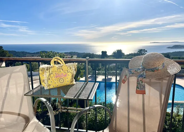 Pool House 2 Etoiles Vue Panoramique Amazing Sea View Wifi Linge Linen Inclus Aircondition *