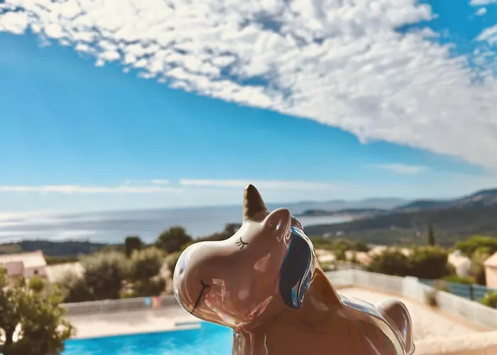 Appartamento Pool House 2 Etoiles Vue Panoramique Amazing Sea View Wifi Linge Linen Inclus Aircondition