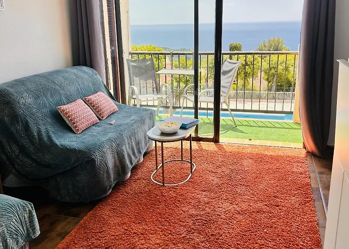 Pool House 2 Etoiles Vue Panoramique Amazing Sea View Wifi Linge Linen Inclus Aircondition Appartamento *