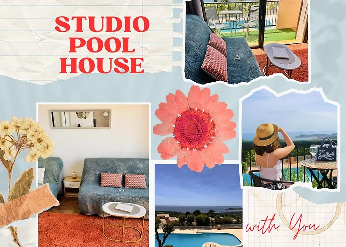 Pool House 2 Etoiles Vue Panoramique Amazing Sea View Wifi Linge Linen Inclus Aircondition La Croix-Valmer