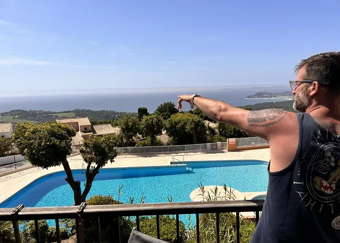 Pool House 2 Etoiles Vue Panoramique Amazing Sea View Wifi Linge Linen Inclus Aircondition Appartamento